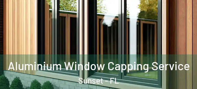 Aluminium Window Capping Service Sunset - FL