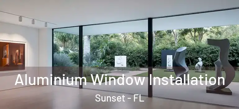  Aluminium Window Installation Sunset - FL