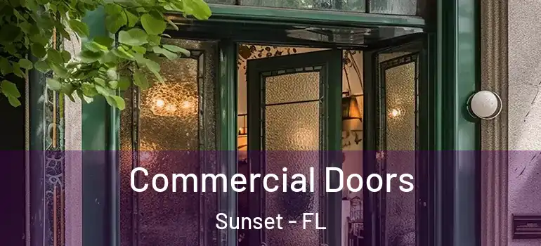 Commercial Doors Sunset - FL