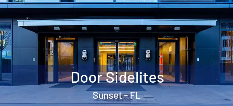 Door Sidelites Sunset - FL