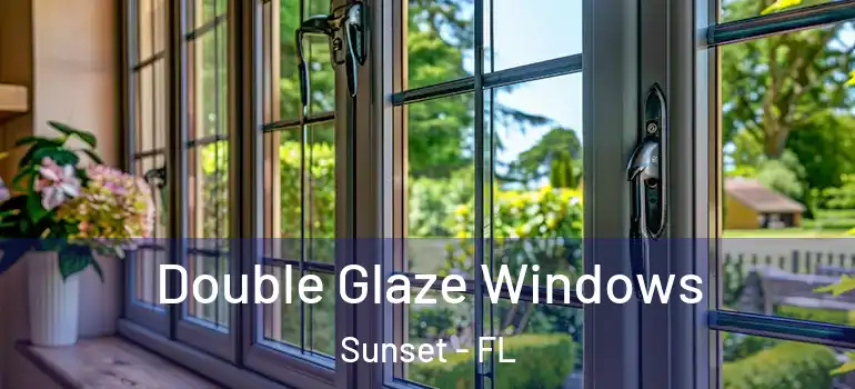 Double Glaze Windows Sunset - FL