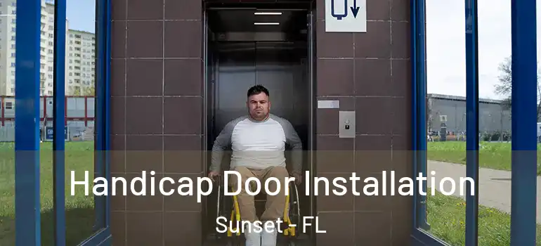 Handicap Door Installation Sunset - FL