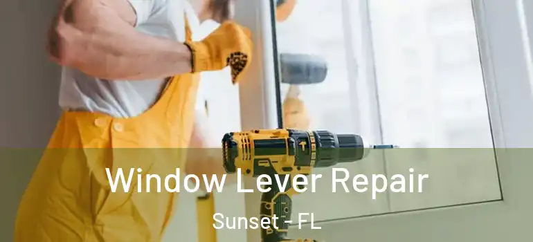 Window Lever Repair Sunset - FL